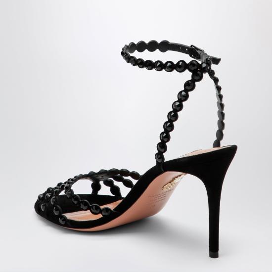 26FW 아쿠아주라 힐/펌프스 TQLMIDS0SUE Black - AQUAZZURA