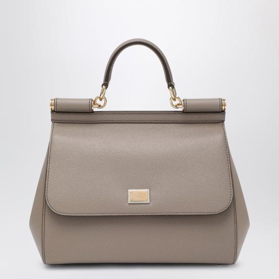 26FW 돌체앤가바나 라지 시실리 핸드백 BB6002B1001 Brown