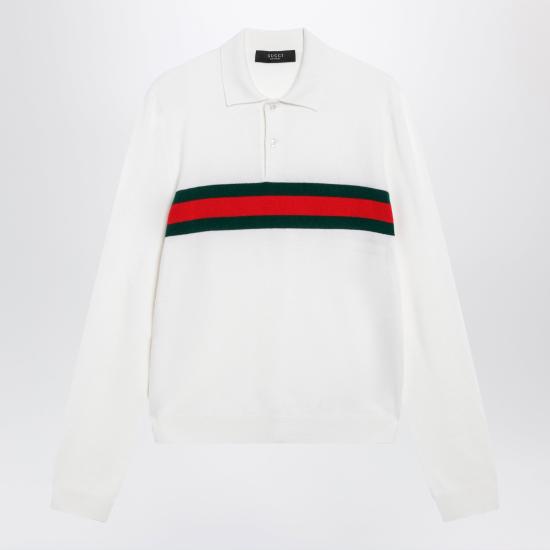 26FW 구찌 폴로 티셔츠 875162XKFPA White