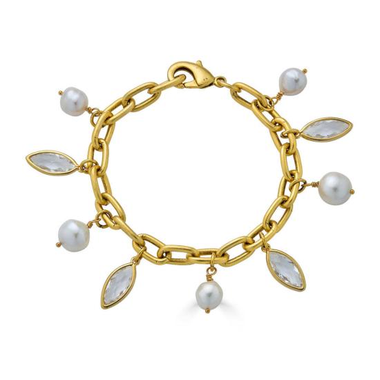  로니 폴 주얼리 팔찌 마퀴즈 & 진주