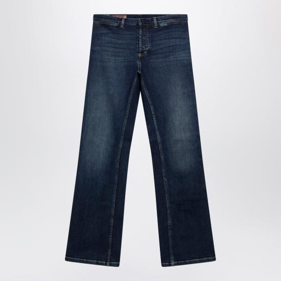 26FW 구찌 웹 디테일 코튼 데님 스트레이트 팬츠 875555XDDH0 Blue