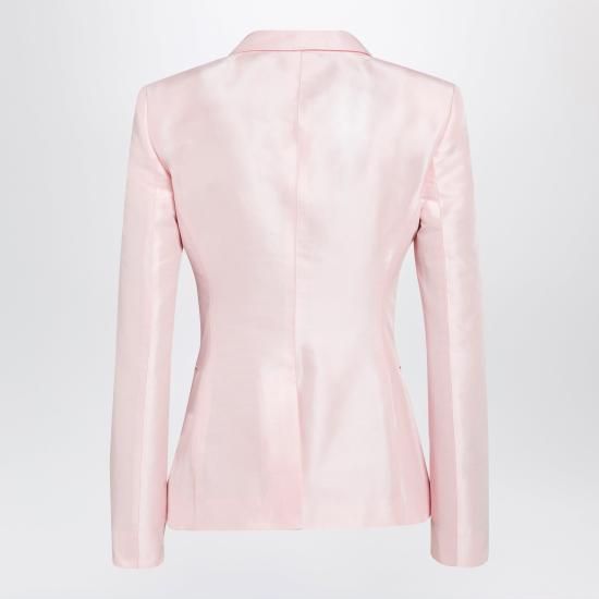 26FW 구찌 파인 실크 파이유 재킷 파인 실크 파이유 재킷 870960ZAU9E Pink - GUCCI