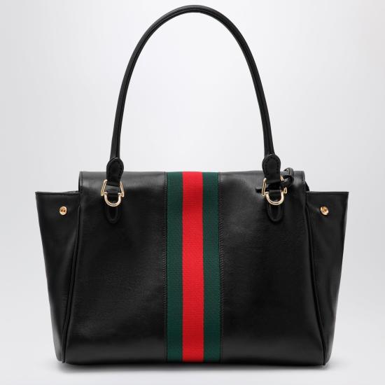 26FW 구찌 파파라초 미디엄 탑 핸들백 파파라초 미디엄 탑 핸들백 875018AAGIQ Black - GUCCI