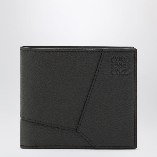 26FW 로에베 퍼즐 그레인 카프스킨 바이폴드 월렛 C510302X23LE Grey