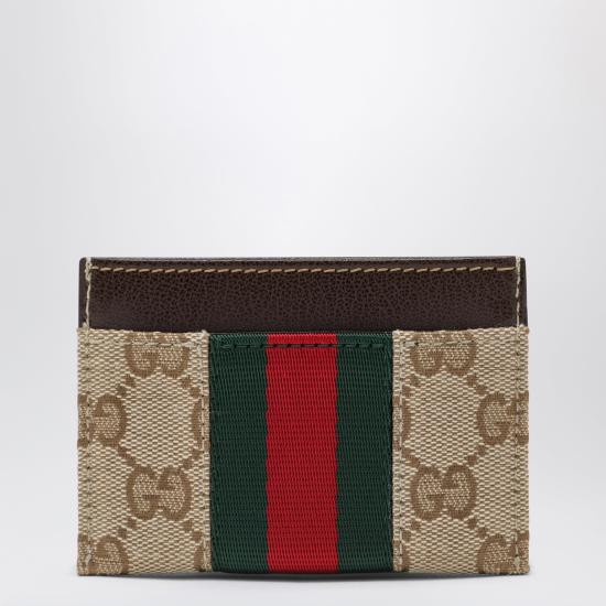 26FW 구찌 명함지갑 867122FAFV9 Beige - GUCCI
