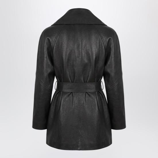 26FW 구찌 가죽 자켓 864822XNBC1 Black - GUCCI