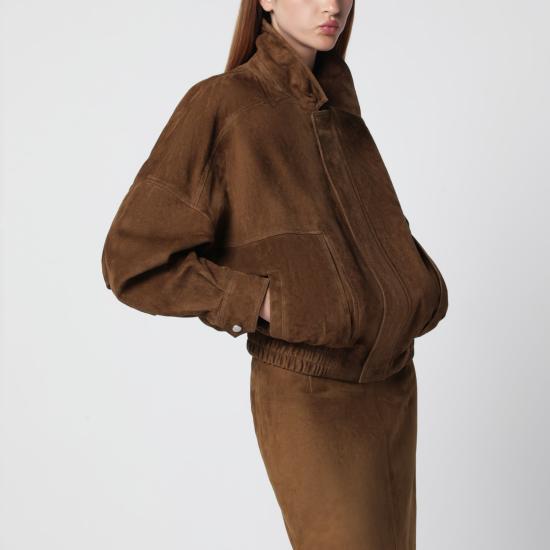 26FW Nour Hammour 무스탕 PF26CO1SUE Brown