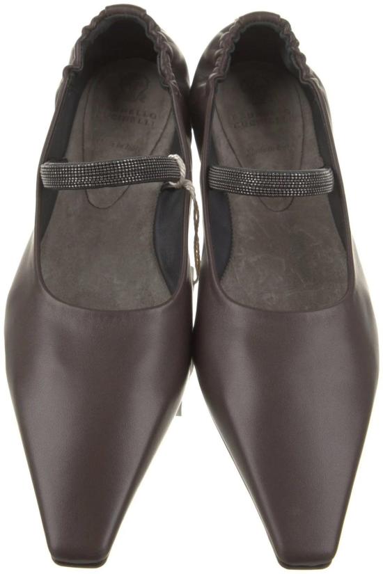  브루넬로 쿠치넬리 플랫 슈즈 MZSKC2795PTZSKPC8279 BROWN - BRUNELLO CUCINELLI