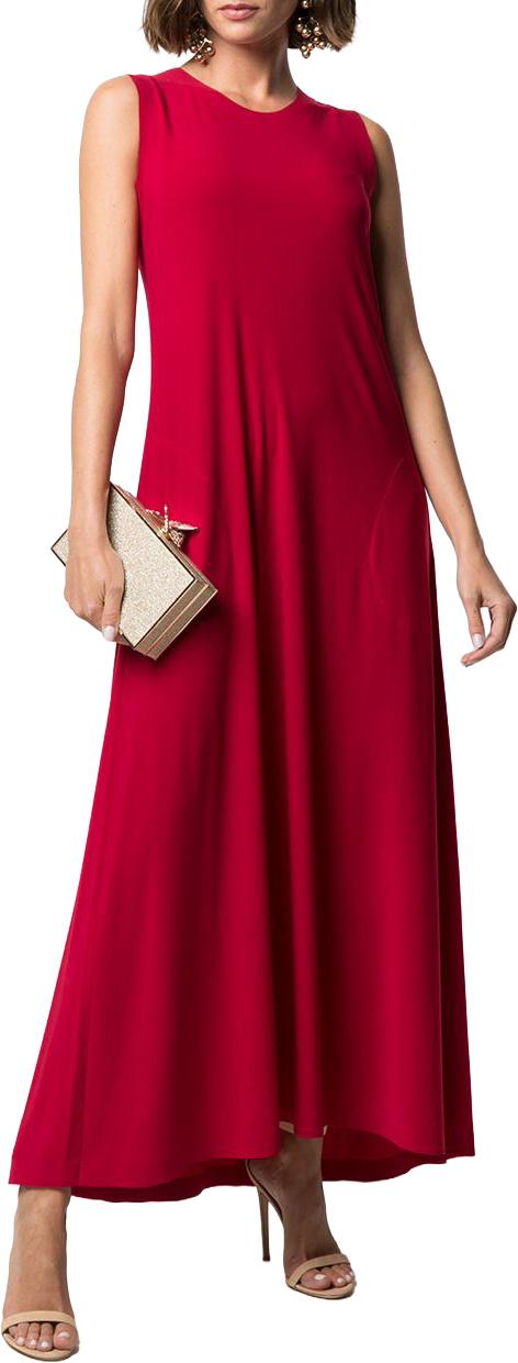 26SS 노마카말리 롱 원피스 KK4203PL015004 RED - NORMA KAMALI