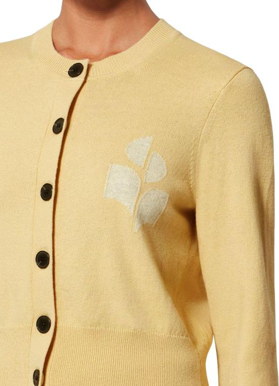26SS 이자벨마랑 NEWTON 뉴턴 가디건 CA0040FAA1X05E10LY YELLOW - ISABEL MARANT