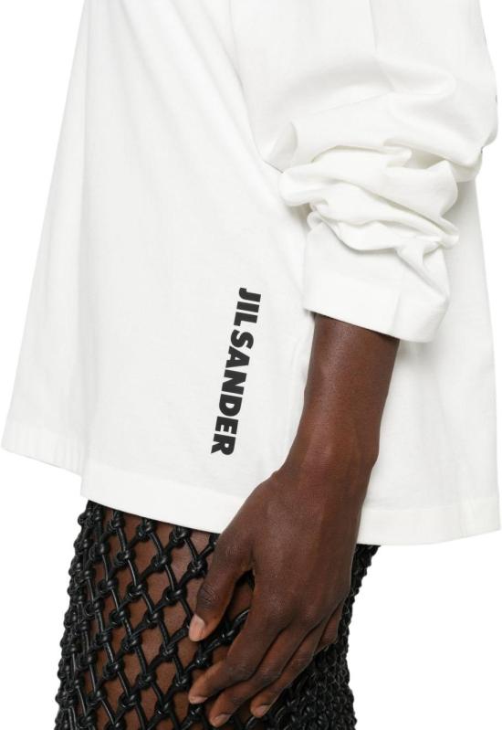 26FW 질샌더 긴팔 티셔츠 J02GC0174J20347102 WHITE - JIL SANDER