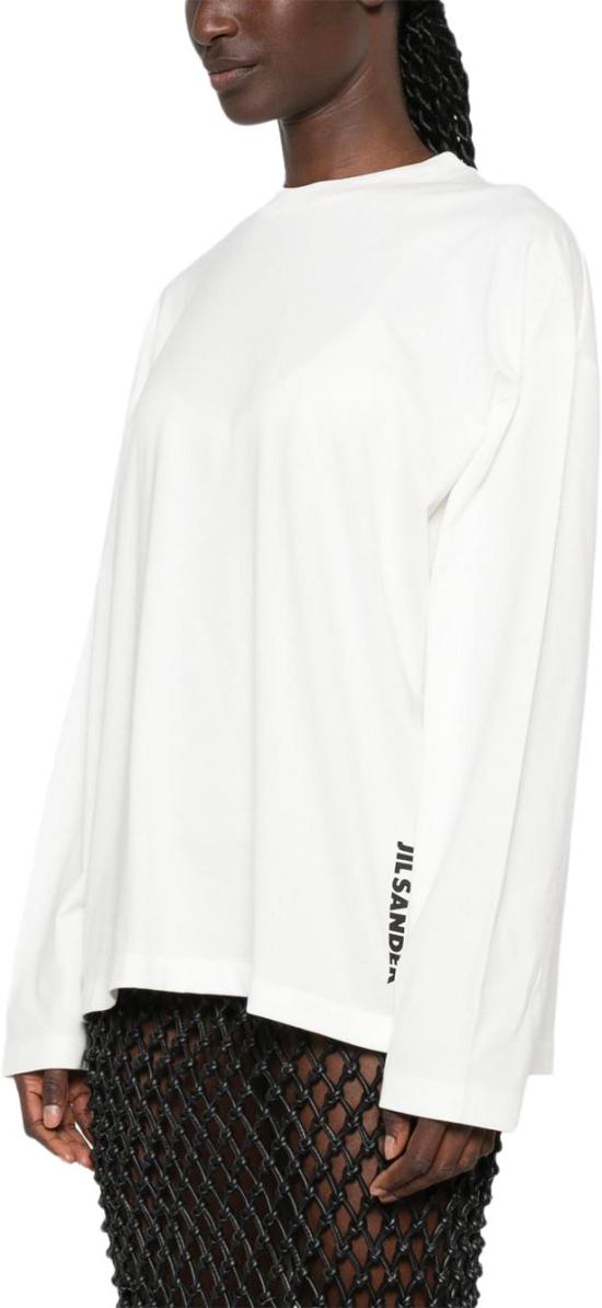 26FW 질샌더 긴팔 티셔츠 J02GC0174J20347102 WHITE - JIL SANDER