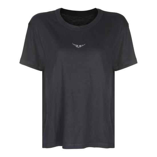 26FW 자딕앤볼테르 반팔 티셔츠 JWTS01669 001 NOIR