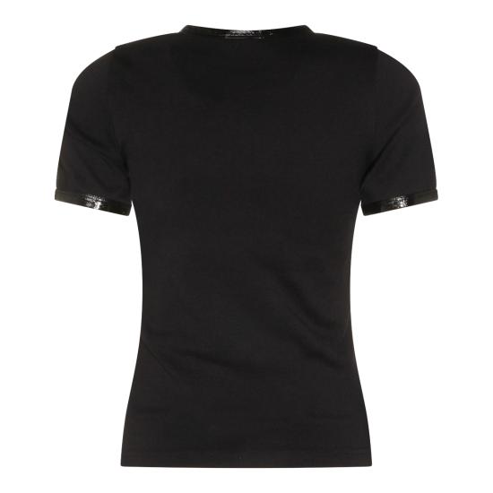 26FW 쿠레쥬 반팔 티셔츠 326JTS017 JS03119999 BLACK - COURREGES