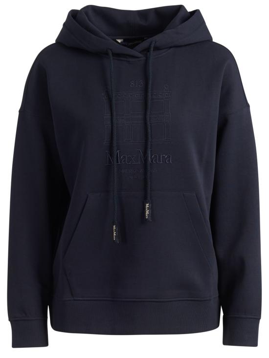 26SS 에스막스마라 후드 티셔츠 2619921021600 SMMANDREA005 NAVY
