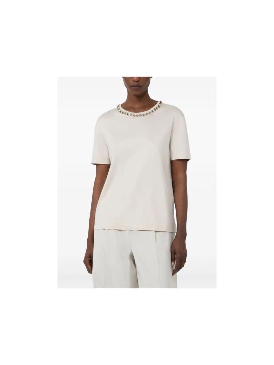 26SS 에스막스마라 반팔 티셔츠 2619971013600 SMMBINGO001 BEIGE - 'S MAX MARA