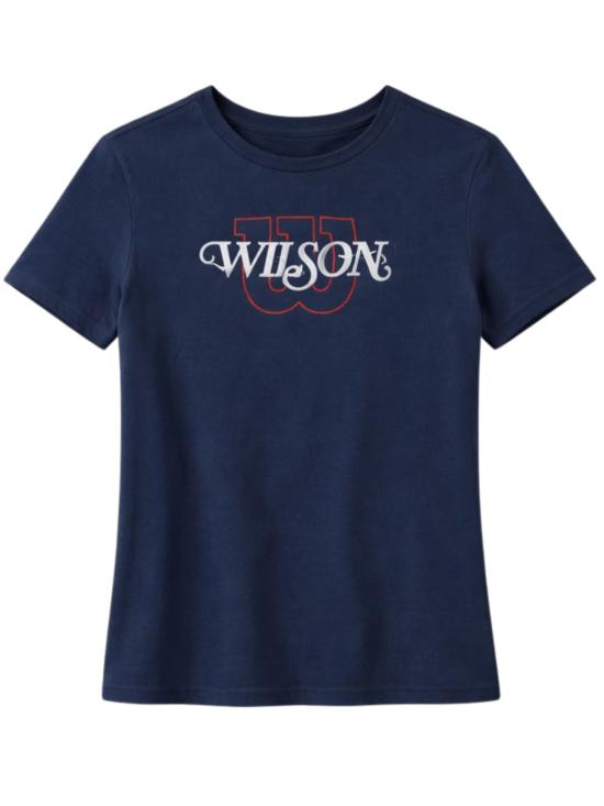 26SS 윌슨 반팔 티셔츠 WW00372431DBC CLASSICNAVY