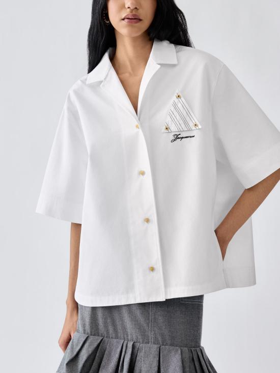 26SS 자크뮈스 셔츠 26ESHW00567AW 00648100 WHITE - JACQUEMUS