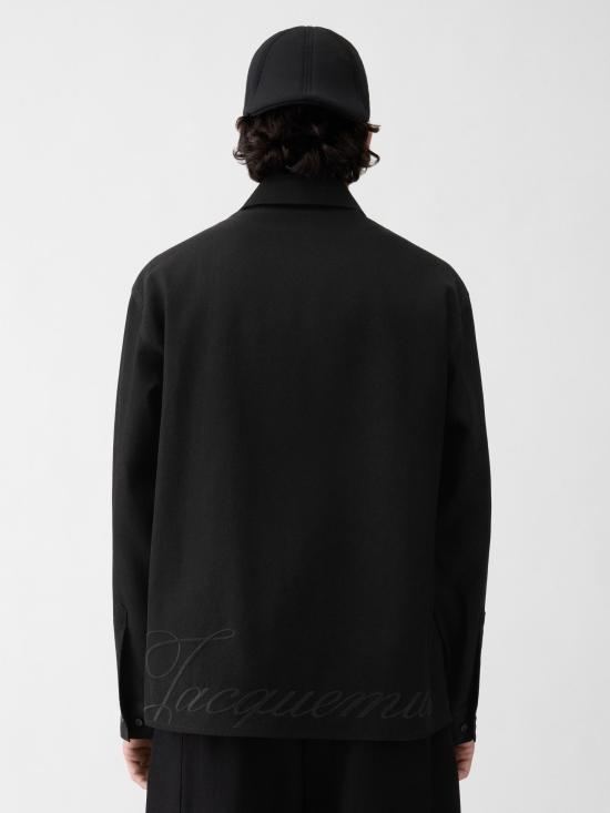 26SS 자크뮈스 긴팔 셔츠 26ESHM00576AW 00739990 BLACK - JACQUEMUS