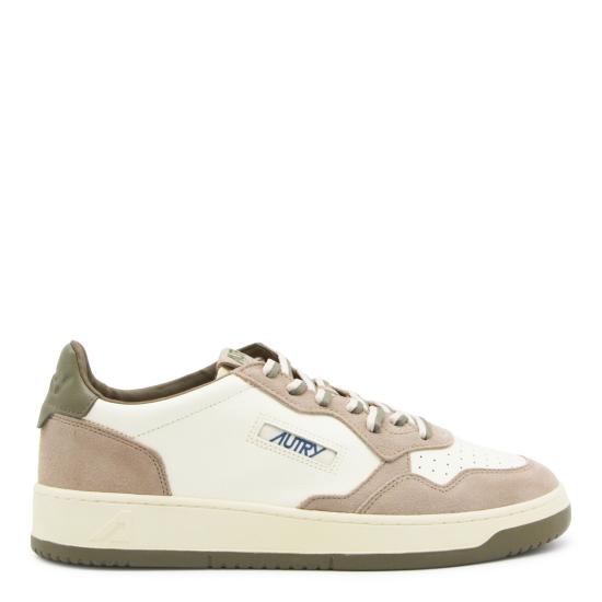 26FW 오트리 메달리스트 로우 스니커즈 AULM BW07 WHITE LICORICE
