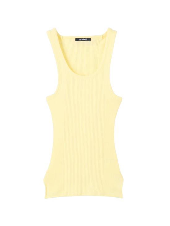 26SS 자크뮈스 민소매 티셔츠 26ETSW00559AJ 00103210 YELLOW