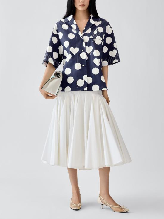26SS 자크뮈스 블라우스 26ESHW00567AW 008413HD NAVY - JACQUEMUS