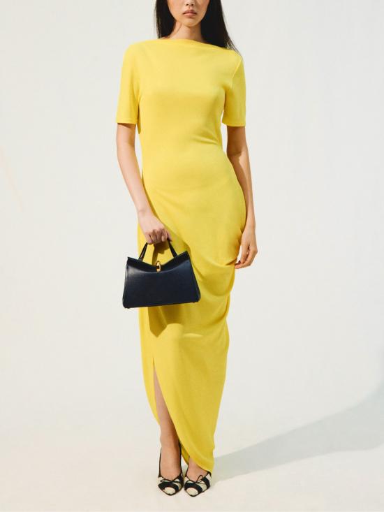 26SS 자크뮈스 롱 원피스 26EDRW00841AJ 00253250 YELLOW - JACQUEMUS