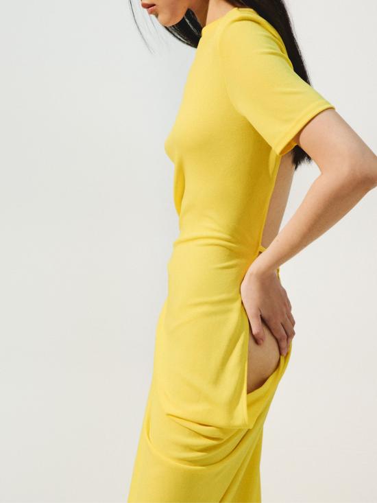 26SS 자크뮈스 롱 원피스 26EDRW00841AJ 00253250 YELLOW - JACQUEMUS