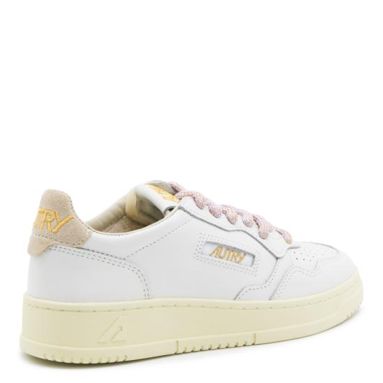 26FW 오트리 메달리스트 로우 레더 스니커즈 AULW SW04 LEAT SWOLL WHT TAIORCH - AUTRY