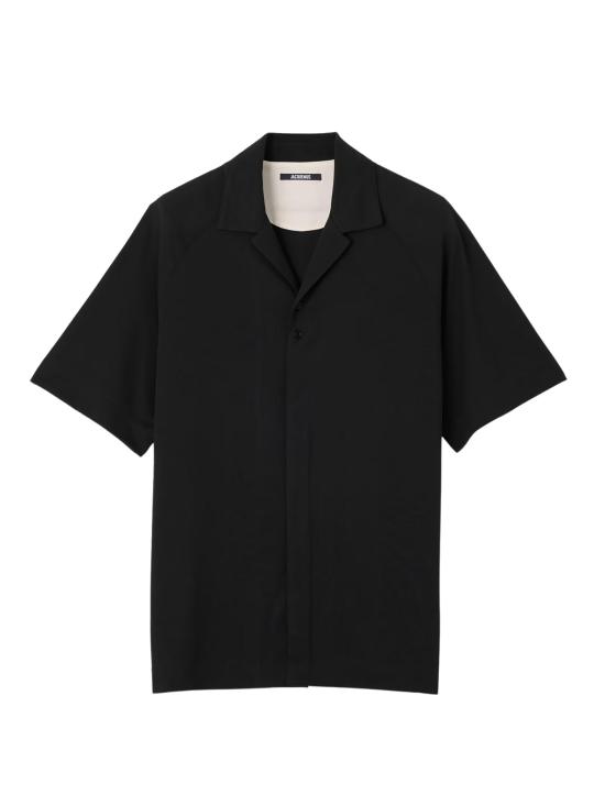 26SS 자크뮈스 반팔 셔츠 26ESHM00618AJ 00254990 BLACK