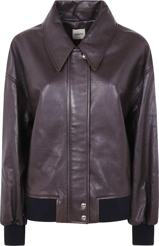 26SS 케이트 가죽 자켓 6166729950 BROWN