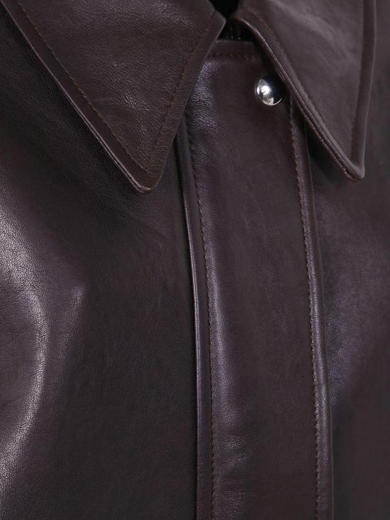 26SS 케이트 가죽 자켓 6166729950 BROWN - KHAITE