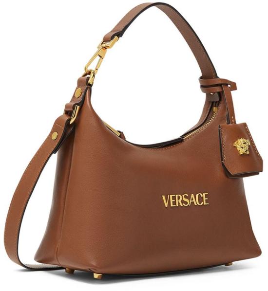 26FW 베르사체 VERSACE TAG 나파 호보백 10183021A131711N19V BROWN - VERSACE