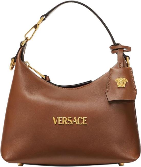 26FW 베르사체 VERSACE TAG 나파 호보백 10183021A131711N19V BROWN