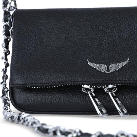26FW 자딕앤볼테르 크로스백 LWBA03975 011 BLACK SILVER - ZADIG & VOLTAIRE