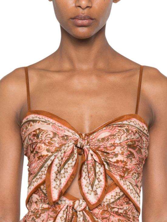 26FW 짐머만 롱 원피스 8062DSS261PPSFL PINK - ZIMMERMANN