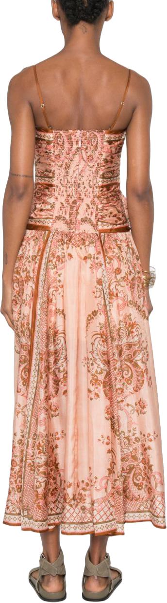 26FW 짐머만 롱 원피스 8062DSS261PPSFL PINK - ZIMMERMANN