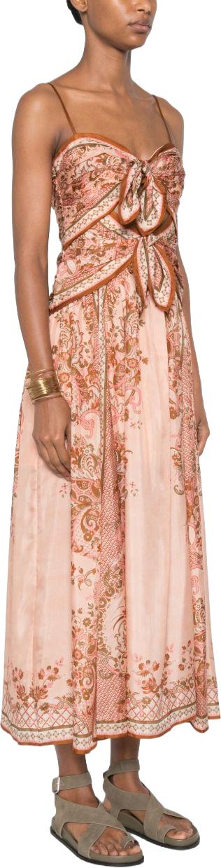 26FW 짐머만 롱 원피스 8062DSS261PPSFL PINK - ZIMMERMANN