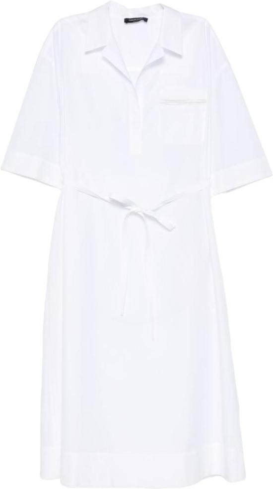 26SS 파비아나 필리피 미디 원피스 ABD276F617L58221 WHITE