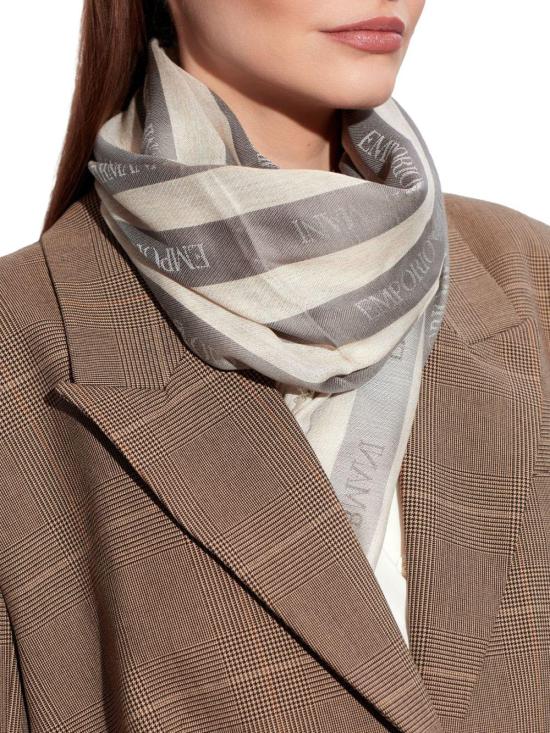 26SS 엠포리오 아르마니 머플러/스카프 EW004578AF25414F8199 BEIGE - EMPORIO ARMANI