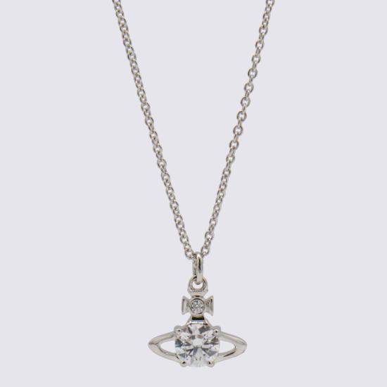 26FW 비비안웨스트우드 레이나 펜던트 목걸이 63020095 02P102P102 PLATINUM WHITE - VIVIENNE WESTWOOD