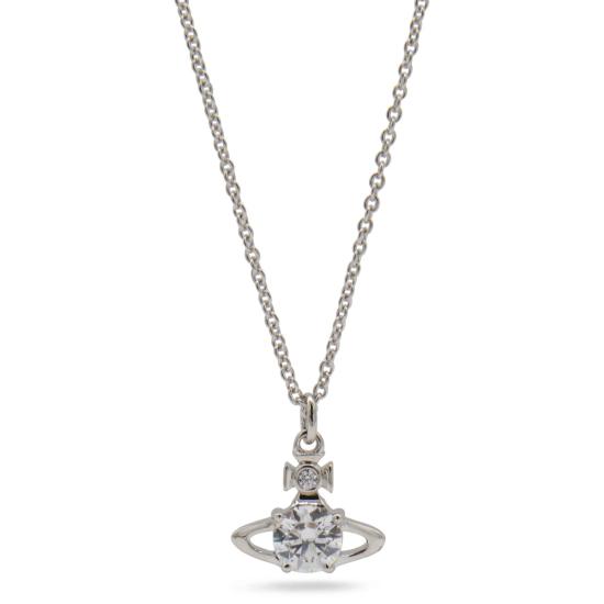26FW 비비안웨스트우드 레이나 펜던트 목걸이 63020095 02P102P102 PLATINUM WHITE - VIVIENNE WESTWOOD