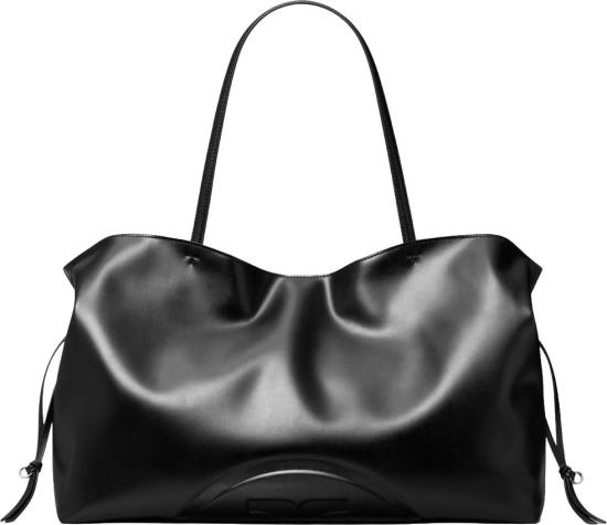 26FW 토리버치 엘라 나투라 엠보스드 토트 백 178767001 BLACK