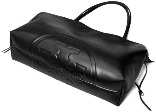 26FW 토리버치 엘라 나투라 엠보스드 토트 백 178767001 BLACK - TORY BURCH