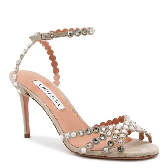26FW 아쿠아주라 힐/펌프스 TQLMIDS0 SUESTN STONE - AQUAZZURA