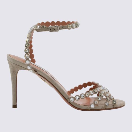26FW 아쿠아주라 힐/펌프스 TQLMIDS0 SUESTN STONE - AQUAZZURA