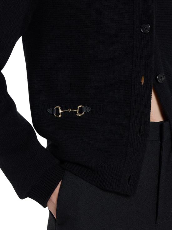 26SS 구찌 가디건 813850 XKFB31043 BLACK - GUCCI