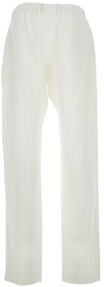 26SS 엠포리오 아르마니 트레이닝/조거 팬츠 EM004672TE10410U0006 WHITE - EMPORIO ARMANI