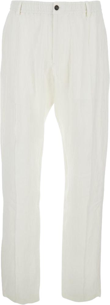 26SS 엠포리오 아르마니 트레이닝/조거 팬츠 EM004672TE10410U0006 WHITE