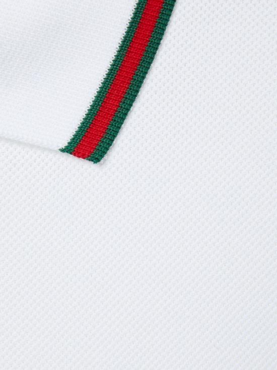 26SS 구찌 코튼 폴로 셔츠 795174 XJEOX9692 White - GUCCI
